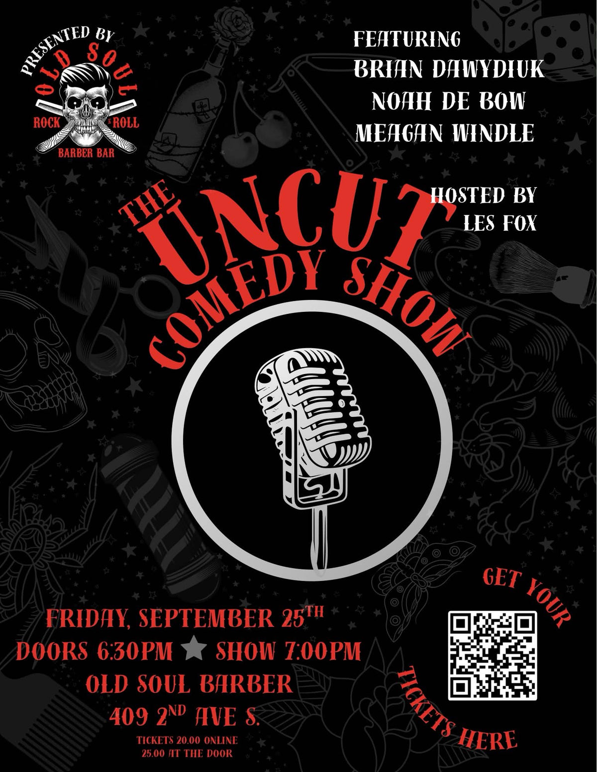 The Uncut Comedy Show – Sept 25